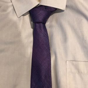 Purple Kenneth Cole Awearness Slim Tie